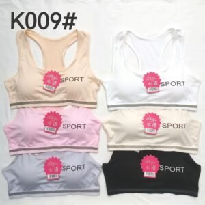 Free Size Racerback Sports Bra in Beige, White, Pink, Cream, Lavender, and Black - Ladies Comfort Wear